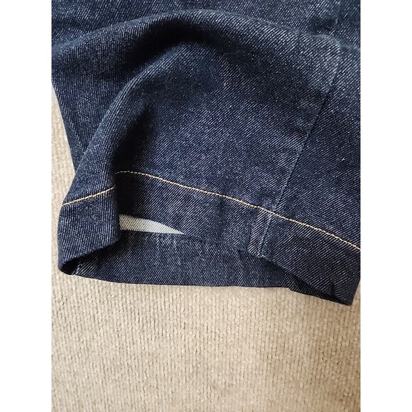 Talbots Flare Trouser Ankle Jeans Womens 12 Blue Dark Wash - Picture 6 of 10